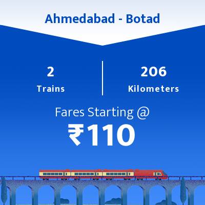 Ahmedabad To Botad Trains